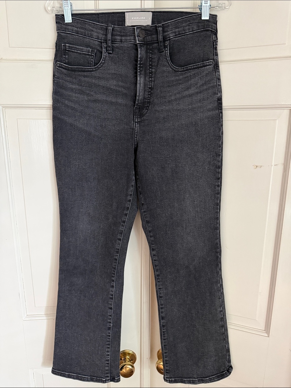Everlane Bootcut Jeans in Black Wash Size 30 Stretch Ankle